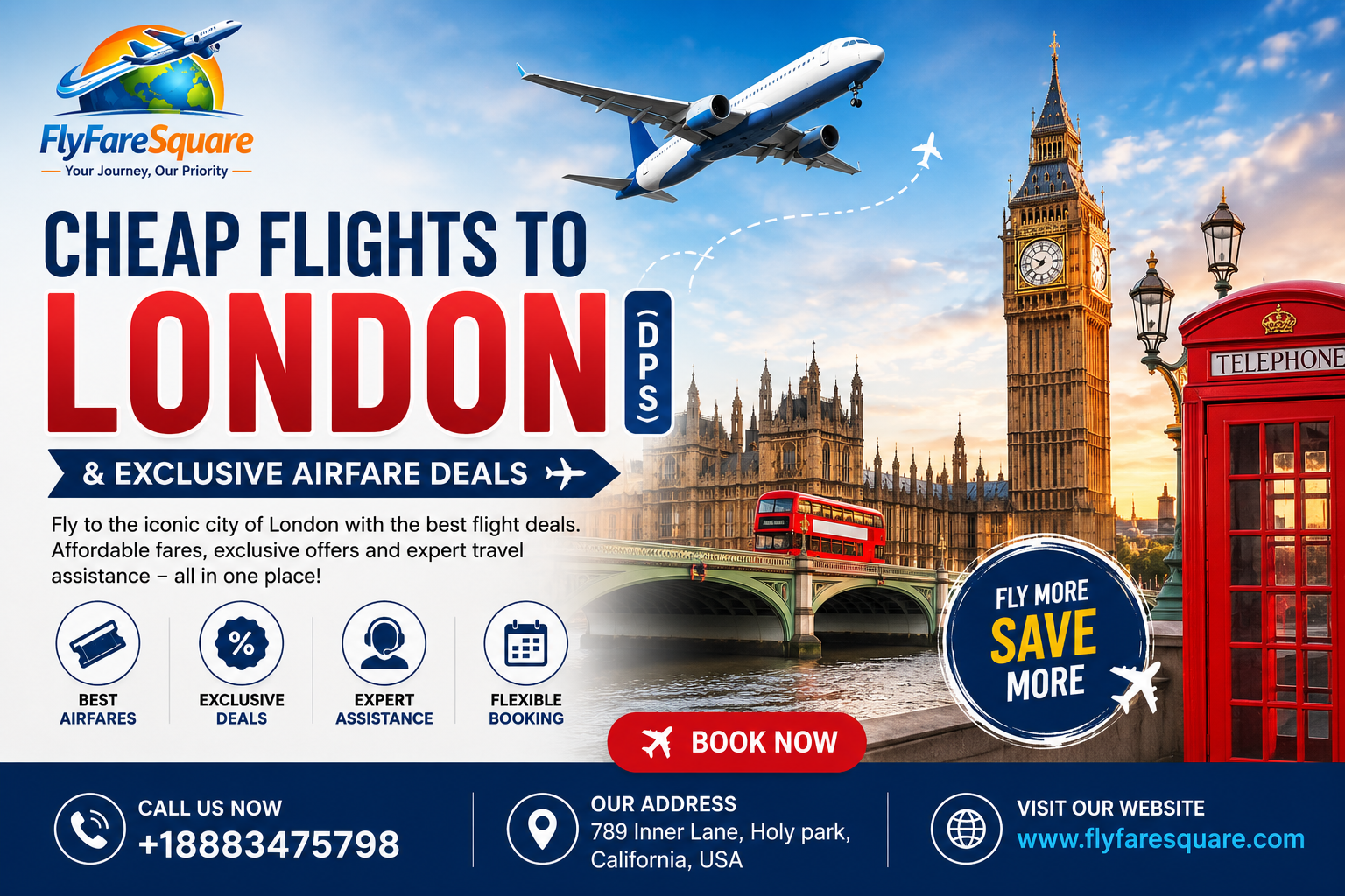 Cheap Flights to London (DPS) & Exclusive Airfare Deals